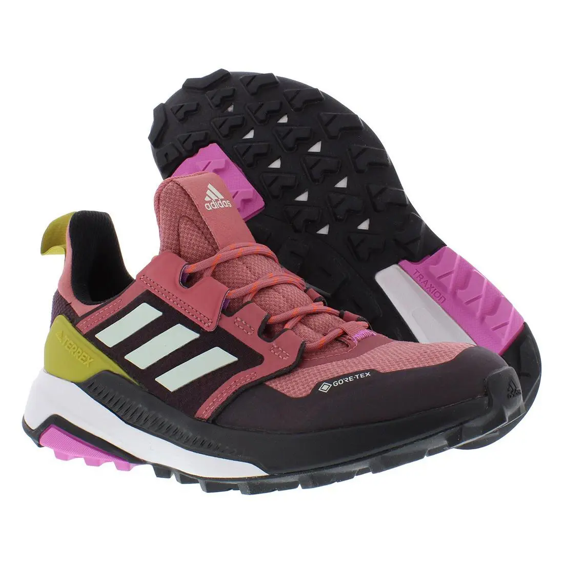 Adidas Terrex Trailmaker Gore Tex Womens Shoes Size 6 Color: Wonder Red/linen - Wonder Red/Linen Green/Shadow Maroon, Main: Multi-Colored