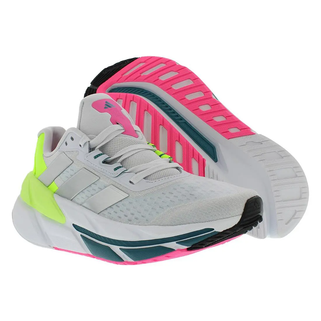 Adidas Adistar Womens Shoes Size 10 Color: Dash Grey/silver Metallic/lucid - Dash Grey/Silver Metallic/Lucid Lemon, Main: Grey