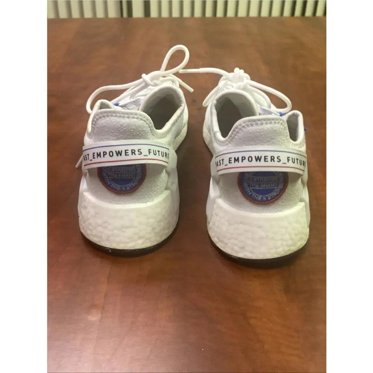 Adidas shoes - adidas NMD R1 V2 - NMD - White/Blue/Red, Main: White 1