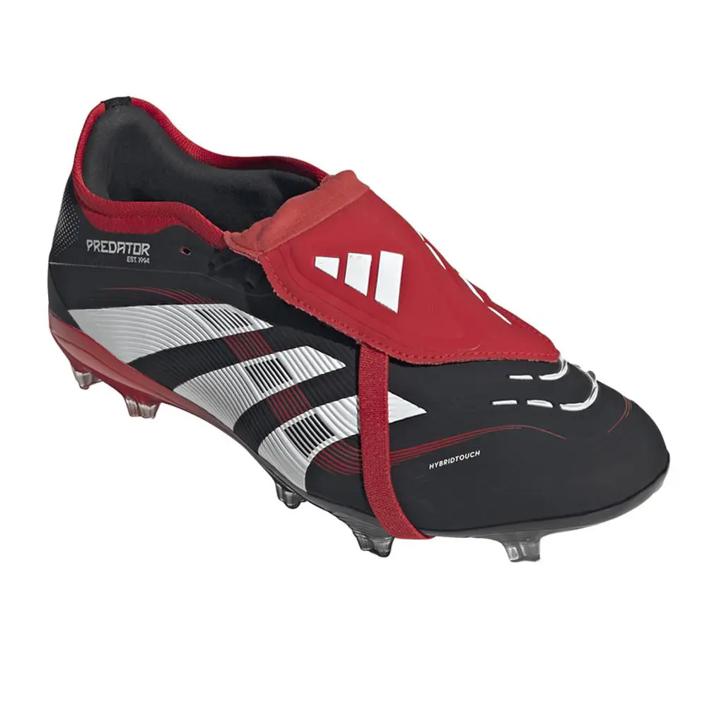 Adidas shoes - adidas Predator Pro Bwr FoldOver Tongue Firm Ground Soccer Cleats - JQ2949 - Black, Red, White (UPC: 197621628222) 0