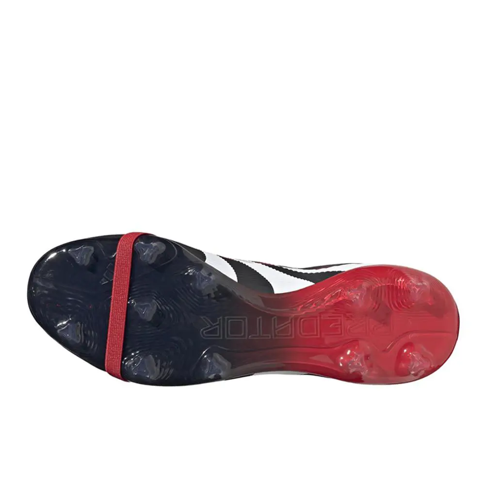 Adidas shoes - adidas Predator Pro Bwr FoldOver Tongue Firm Ground Soccer Cleats - JQ2949 - Black, Red, White (UPC: 197621628222) 3