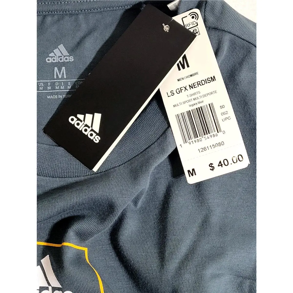 Adidas clothing - Legacy Blue (UPC: 191980549860) 3