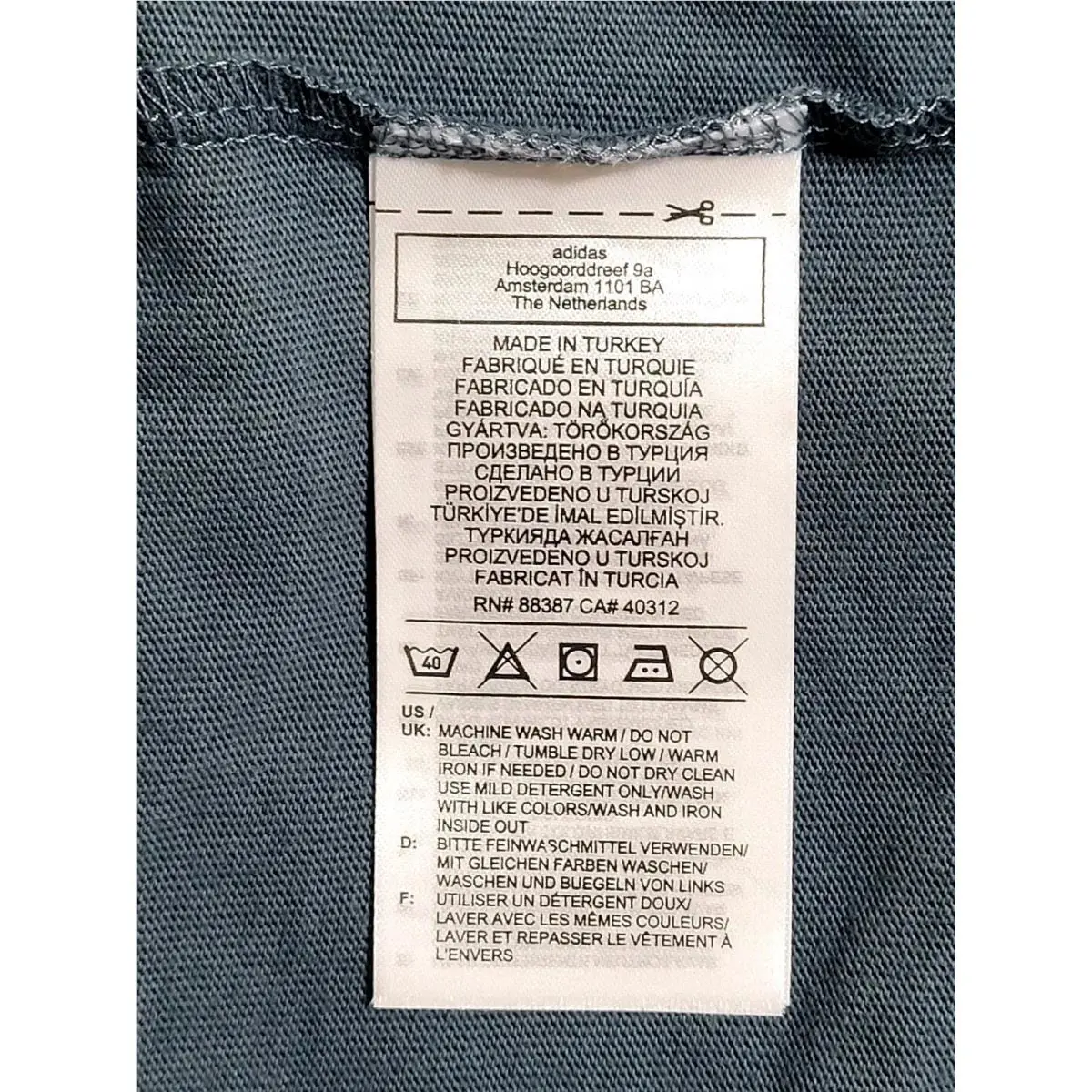 Adidas clothing - Legacy Blue (UPC: 191980549860) 11
