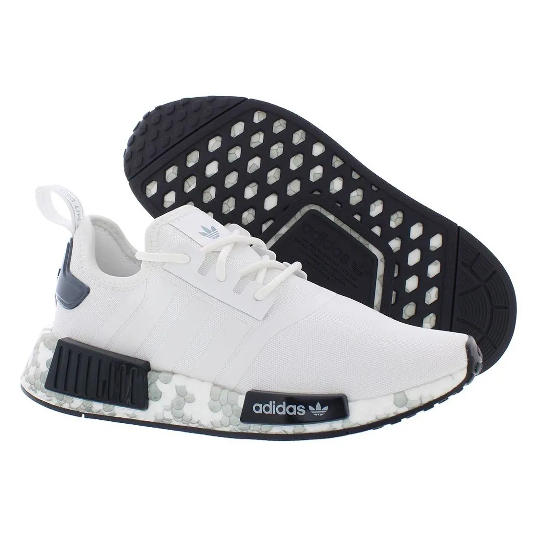 Adidas NMD_R1 Womens Shoes Size 9.5 Color: White/grey/white - White/Grey/White, Main: White