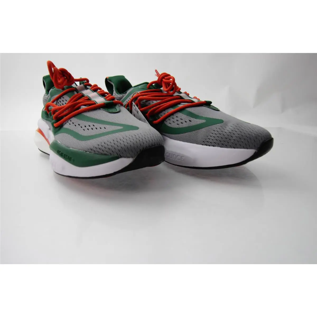 Miami Hurricanes Adidas Running Jogging Shoes Men`s 7