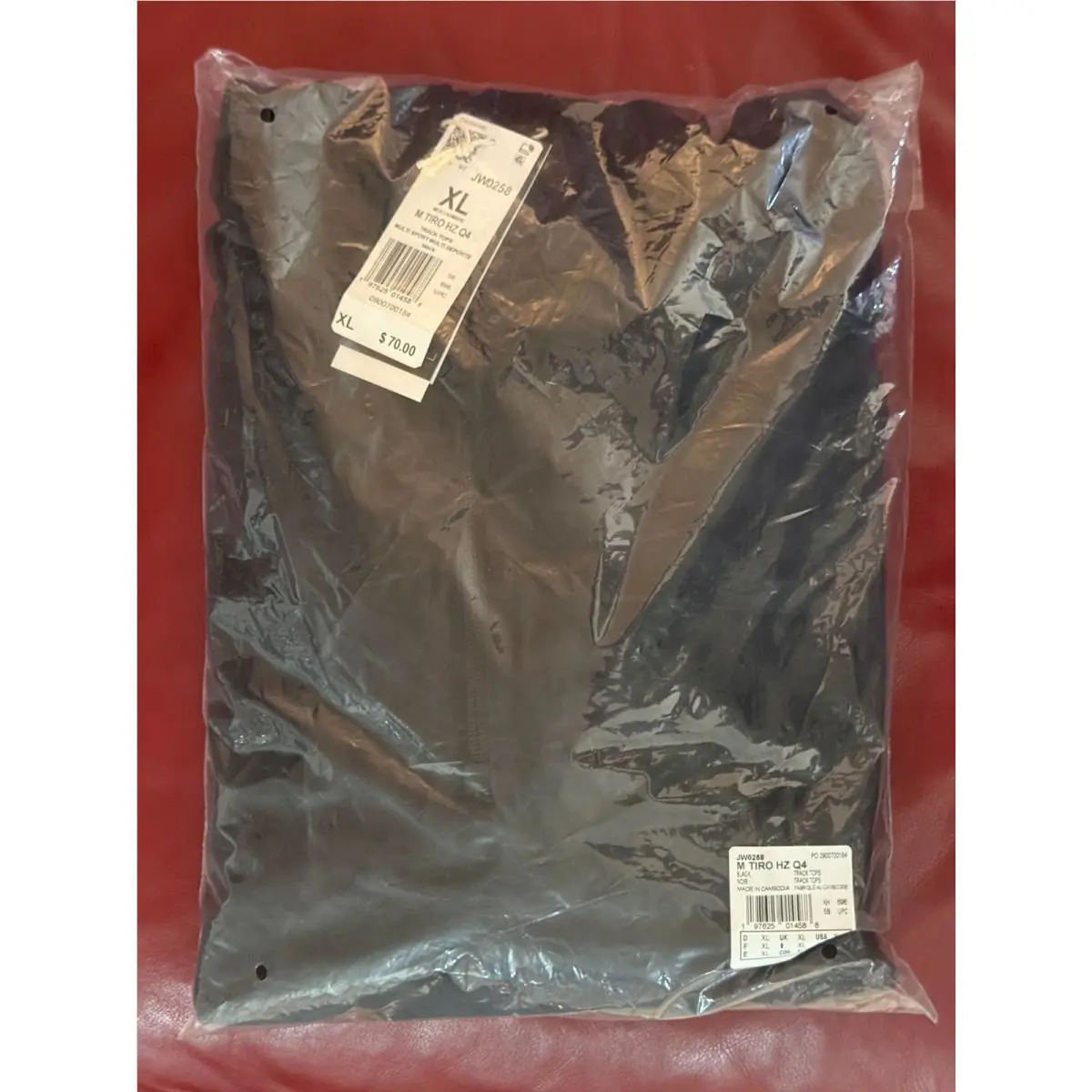Adidas clothing - adidas Tiro Q4 VELOUR - Tiro VELOUR - JW0258 - Black (UPC: 197625014588) 6