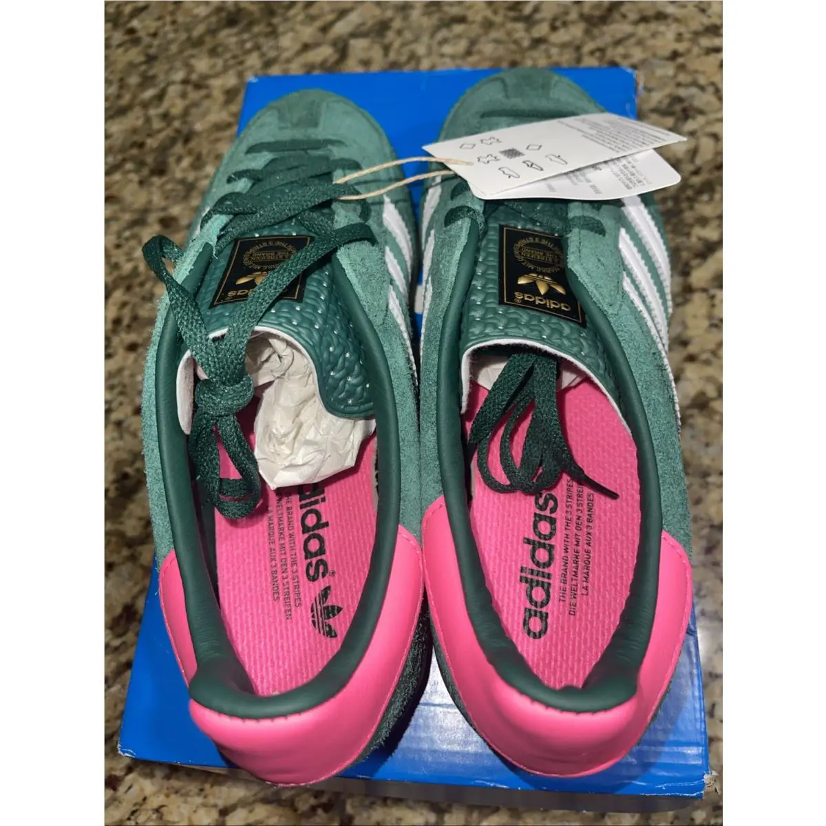 Adidas shoes - adidas Gazelle - Gazelle - Green, Manufacturer: Purple Burst/Equipment Orange/Gum 0