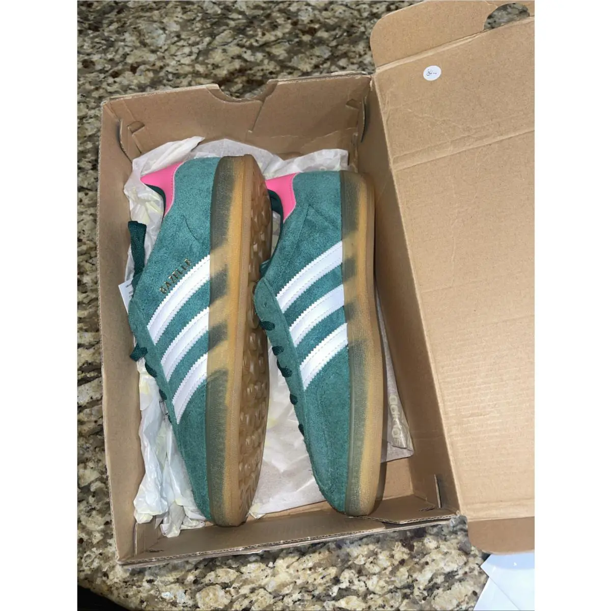 Adidas shoes - adidas Gazelle - Gazelle - Green, Manufacturer: Purple Burst/Equipment Orange/Gum 3