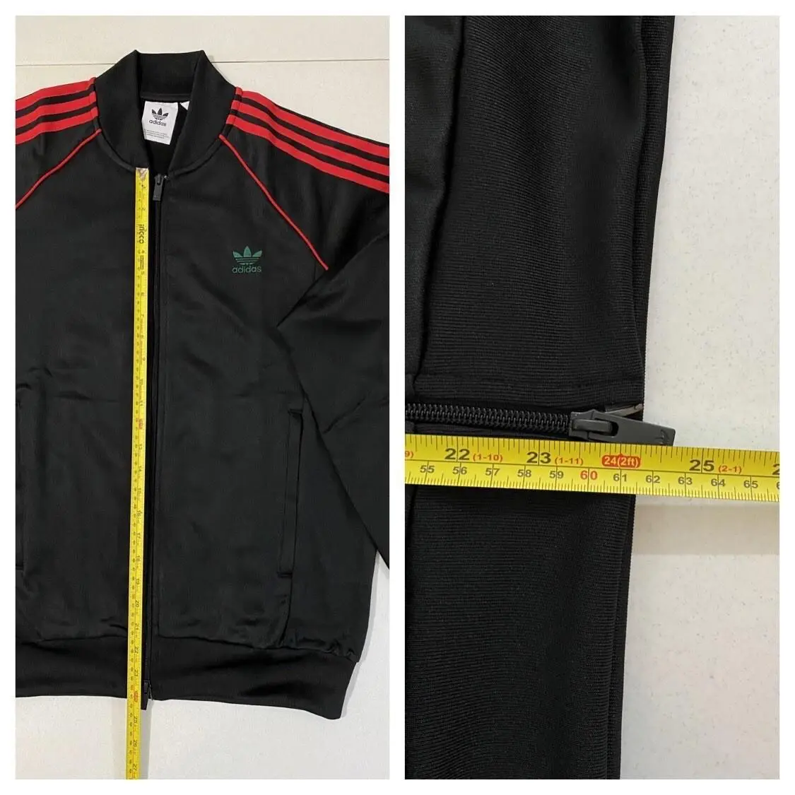 Adidas clothing - Black Better Scarlet 9