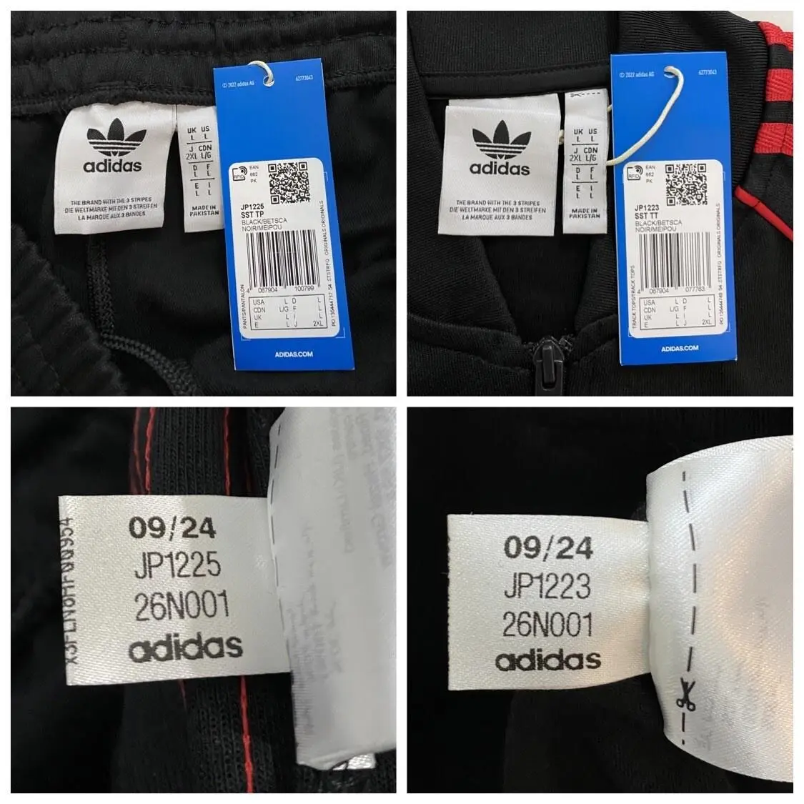 Adidas clothing - Black Better Scarlet 3
