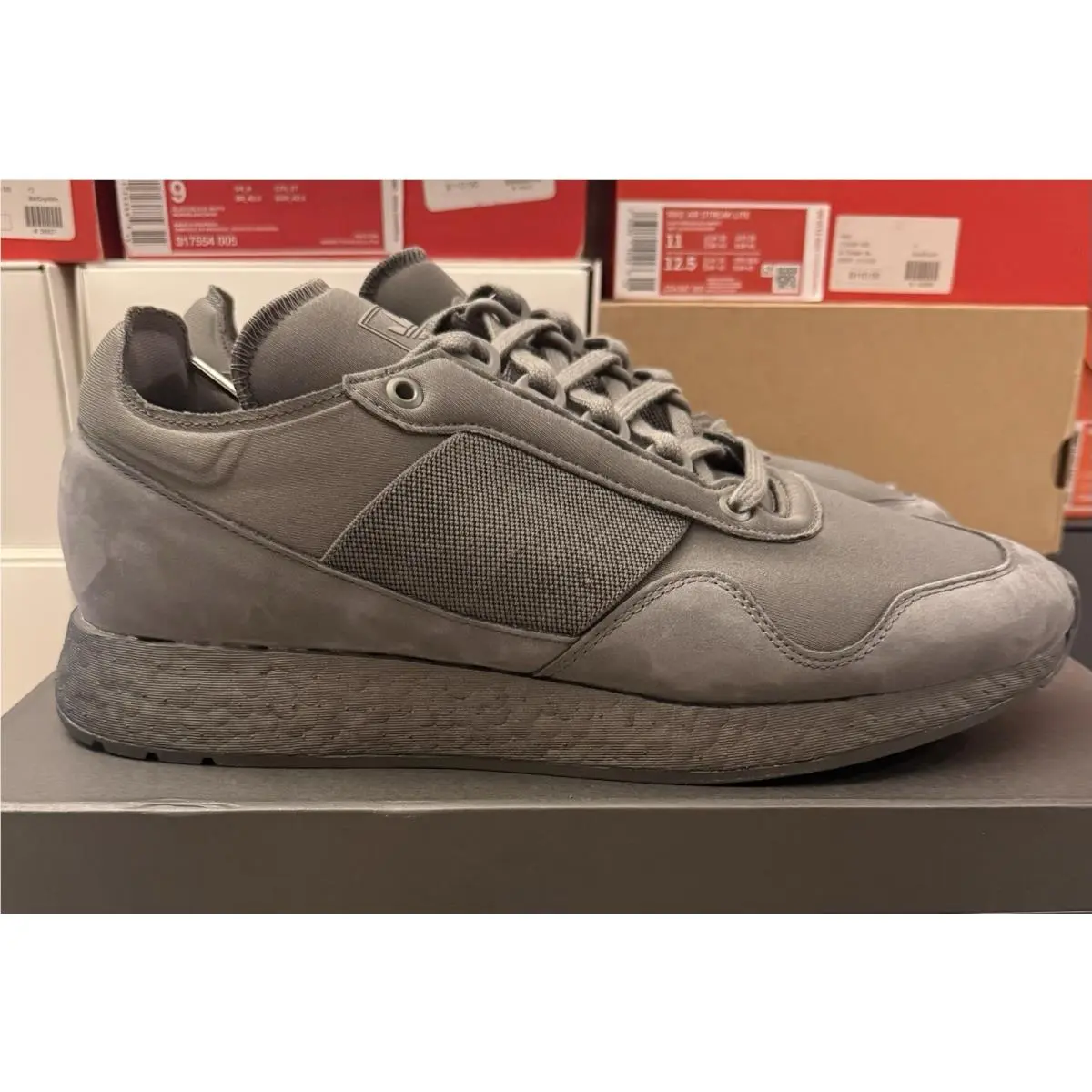 New York Present Daniel Arsham York Present Daniel Arsham Shoes Dark Grey DB1971 Men’s Size 11 by Adidas