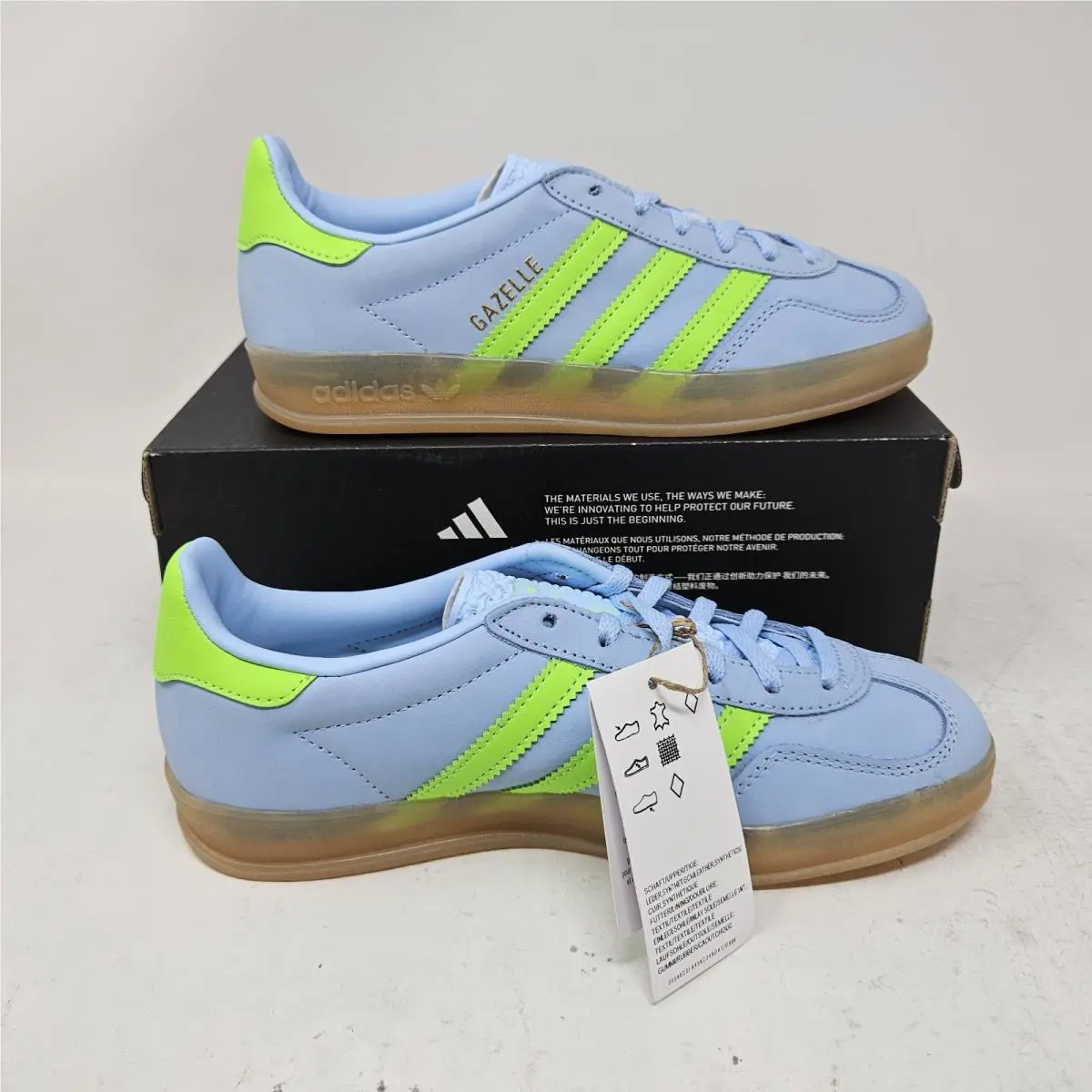Adidas shoes - adidas Gazelle - Gazelle - JI1372 - Light Blue / Green (UPC: 197609867933) 0