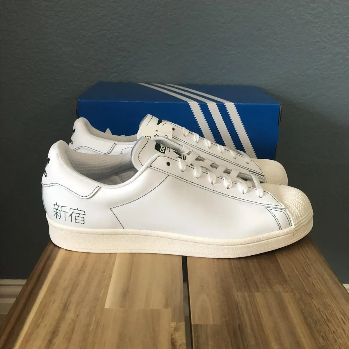 Adidas Superstar Pure Mens Shoes Size 10 Japanese Character Edition Sneakers