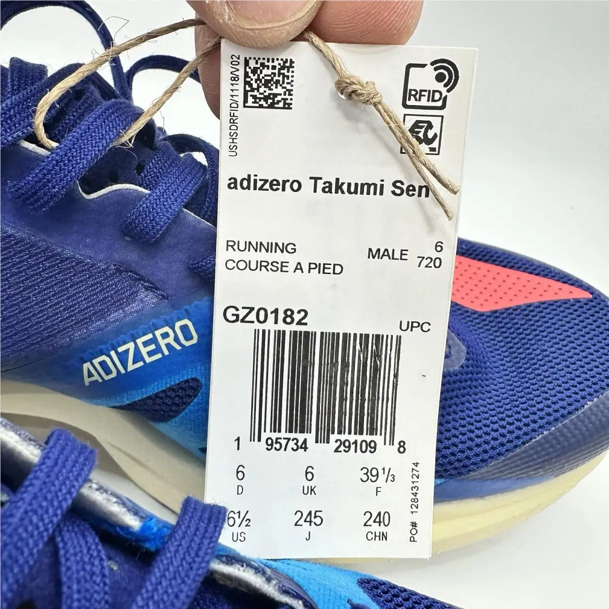 Adidas shoes - adidas adizero Takumi - adizero Takumi - GZ0182 - Blue 5