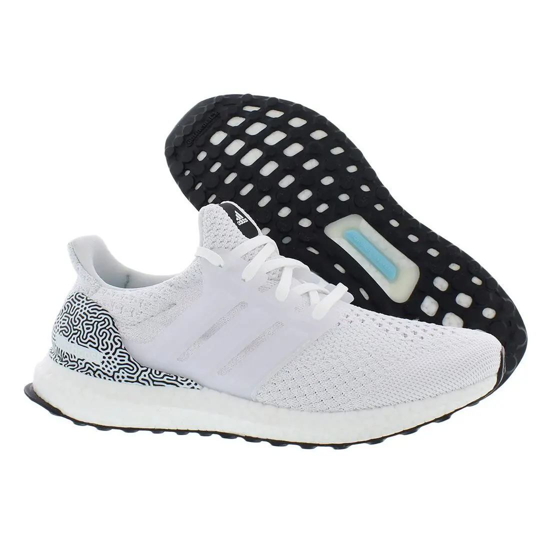 Adidas Ultraboost Dna Womens Shoes Size 7 Color: Cloud White/cloud White/core - Cloud White/Cloud White/Core Black, Main: White