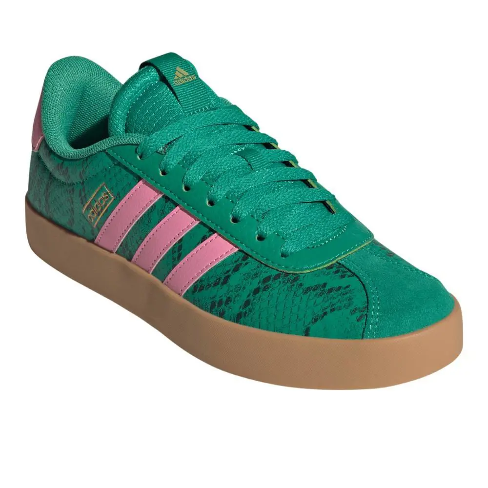 Adidas shoes - adidas Vl Court 3.0 Lace Up - JR8668 - Green (UPC: 197621678371) 0