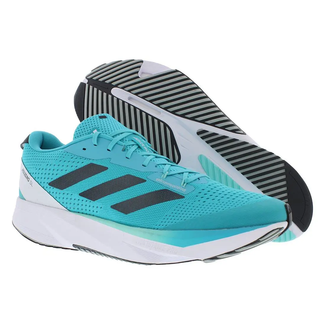 Adidas Adizero SL Mens Shoes Size 12 Color: Lucid Cyan/black Blue - Lucid Cyan/Black Blue Metallic/Wonder Silver, Main: Blue