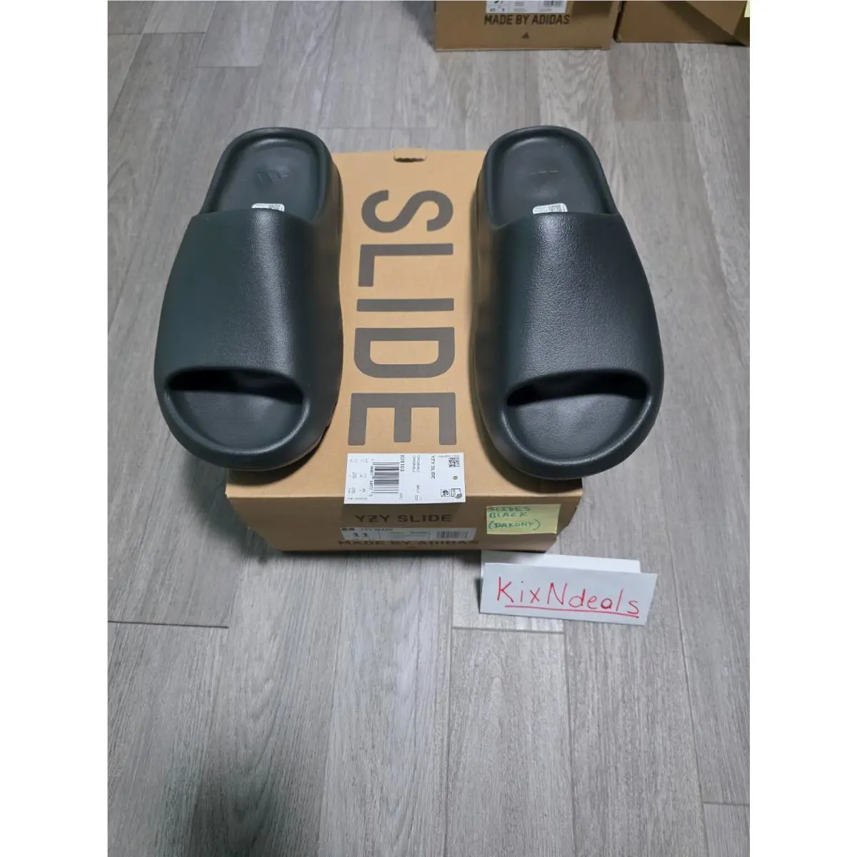 Adidas shoes - adidas Yeezy Slide - Yeezy Slide - ID5103 - Black (UPC: 196461549773) 0