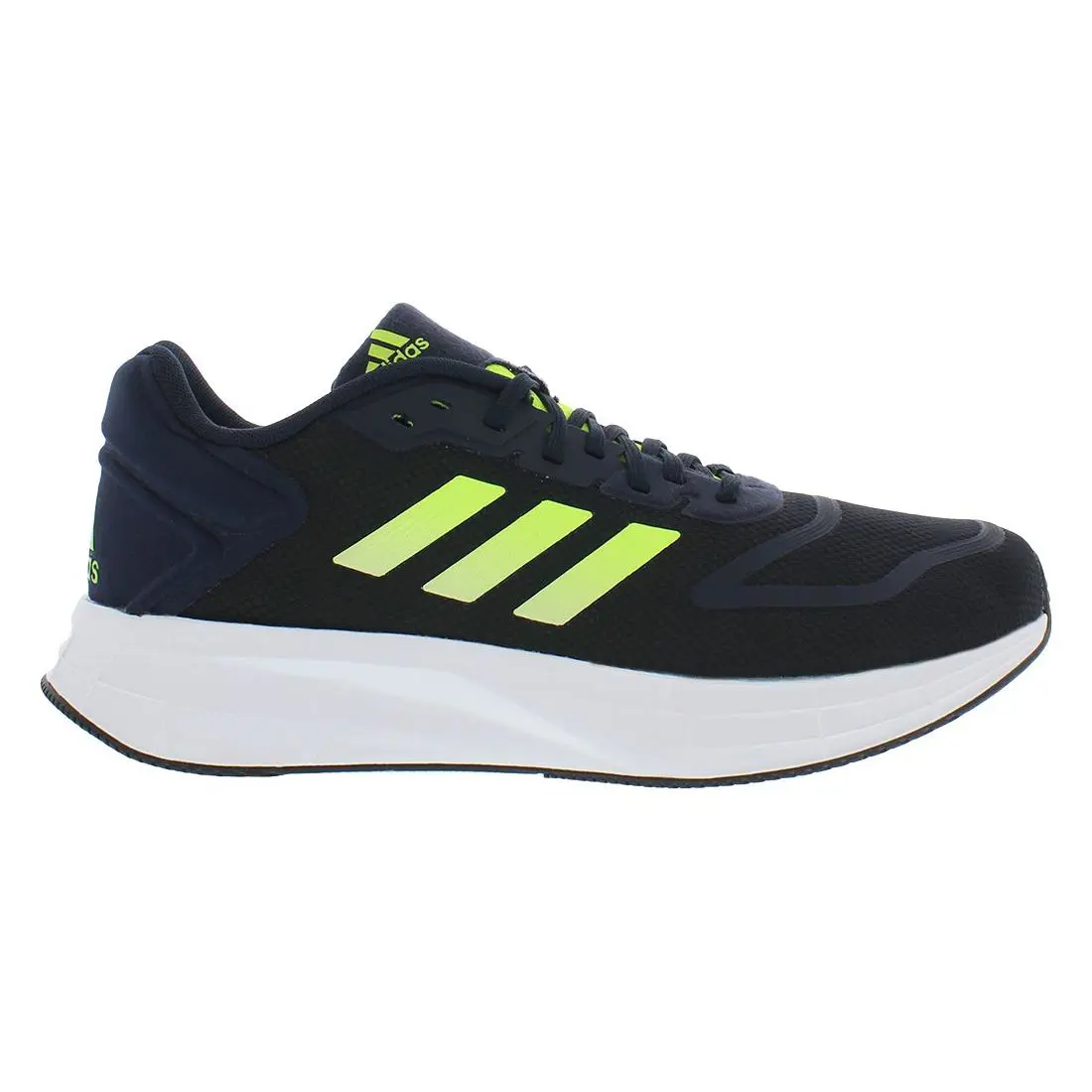 Adidas Duramo 10 Mens Shoes Size 10 Color: Black/neon - Black/Neon, Full: Black/Neon