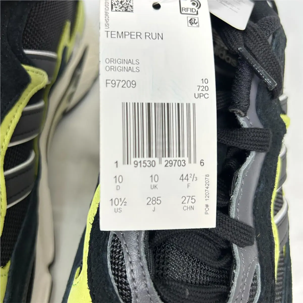 Adidas shoes - adidas Temper Run - Temper Run - F97209 - Black 0