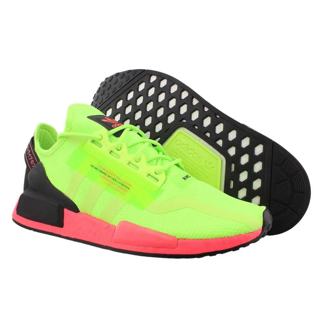 Adidas NMD_R1.V2 Mens Shoes Size 7 Color: Signal Green/signal Green/signal Pink - Signal Green/Signal Green/Signal Pink, Main: Green