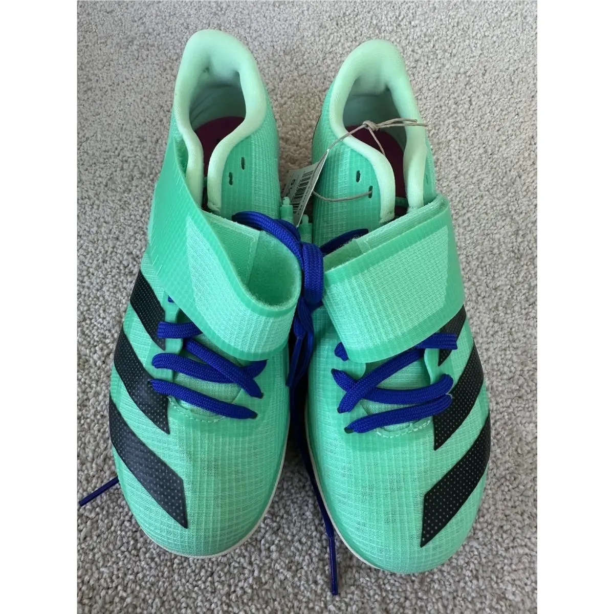 Adidas Adizero HJ High Jump Mens 6 Women 7 Track Field Spikes Green GV9074