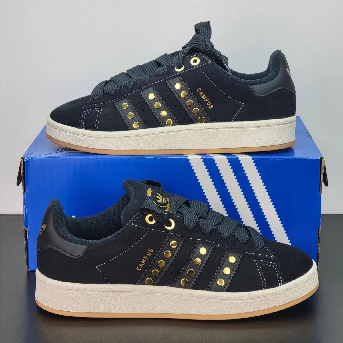 Adidas Campus 00s Women`s Size 7 Athletic Shoes Black Casual Sneakers Footwear