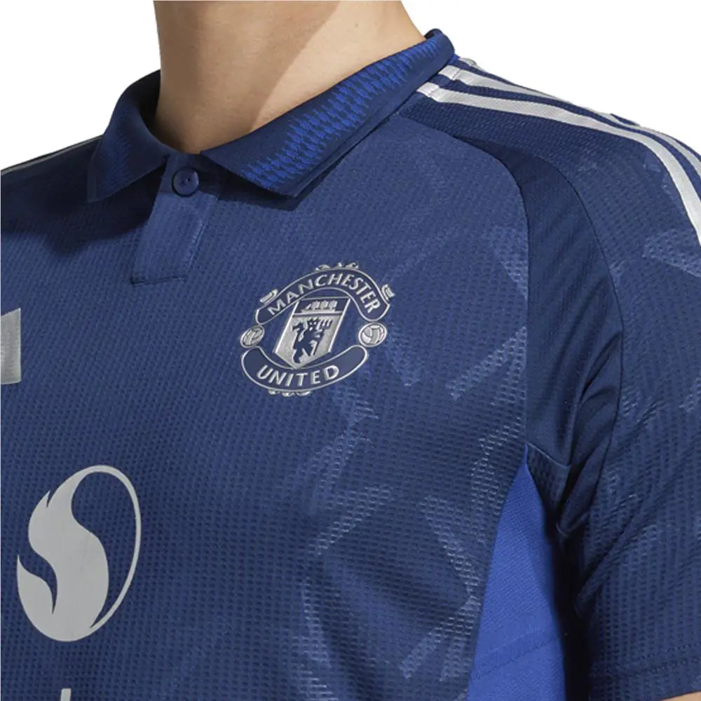 Adidas clothing - adidas Manchester United 2425 Away Authentic Jersey - IU1391 - Blue (UPC: 197610564043) 2