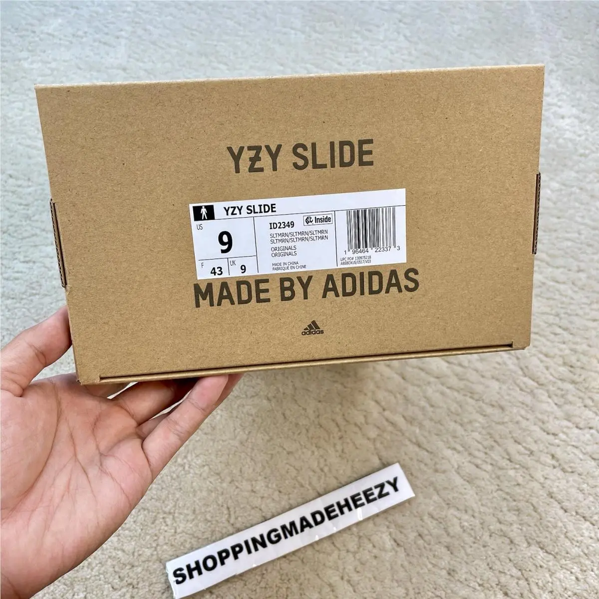Adidas shoes - adidas Yeezy Slide - Yeezy Slide - ID2349 - Gray 6