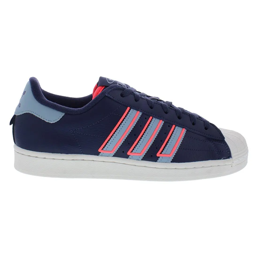 Adidas Superstar Mens Shoes Size 5 Color: Shadow Navy/magic Grey Metallic/turbo - Shadow Navy/Magic Grey Metallic/Turbo, Main: Blue