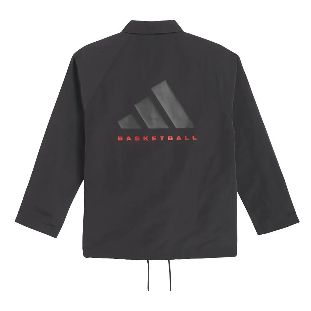 Adidas clothing - adidas Basketball Coach Full Zip Jacket - IW5641 - Black (UPC: 196479823797) 0