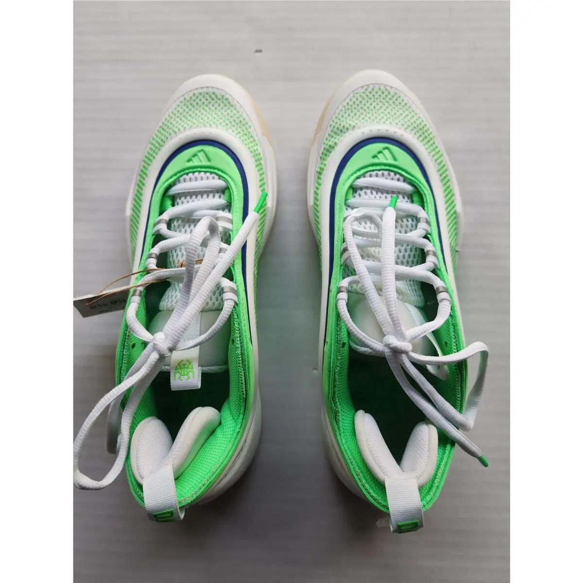 Adidas D.o.n. Lightstrike Pro White Neon Green Running Shoes - Size: 8.5