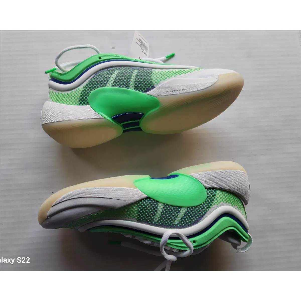 Adidas shoes - White & Neon Green 9