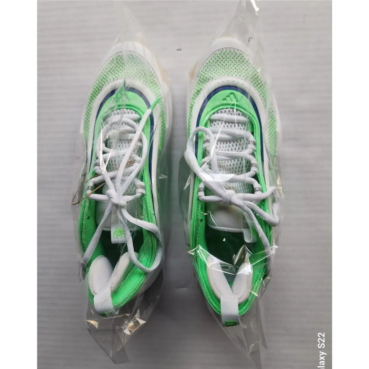 Adidas shoes - White & Neon Green 10