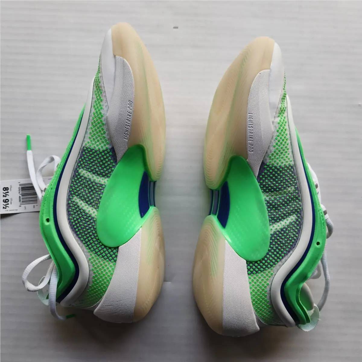 Adidas shoes - White & Neon Green 13