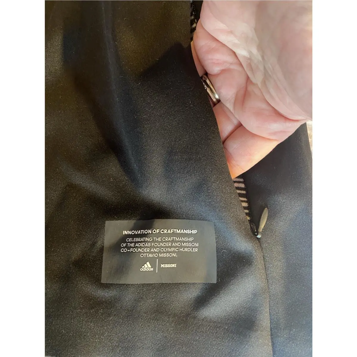 Adidas clothing - PHX Track Jacket - PHX Track Jacket - DS9328 - Black / White 9