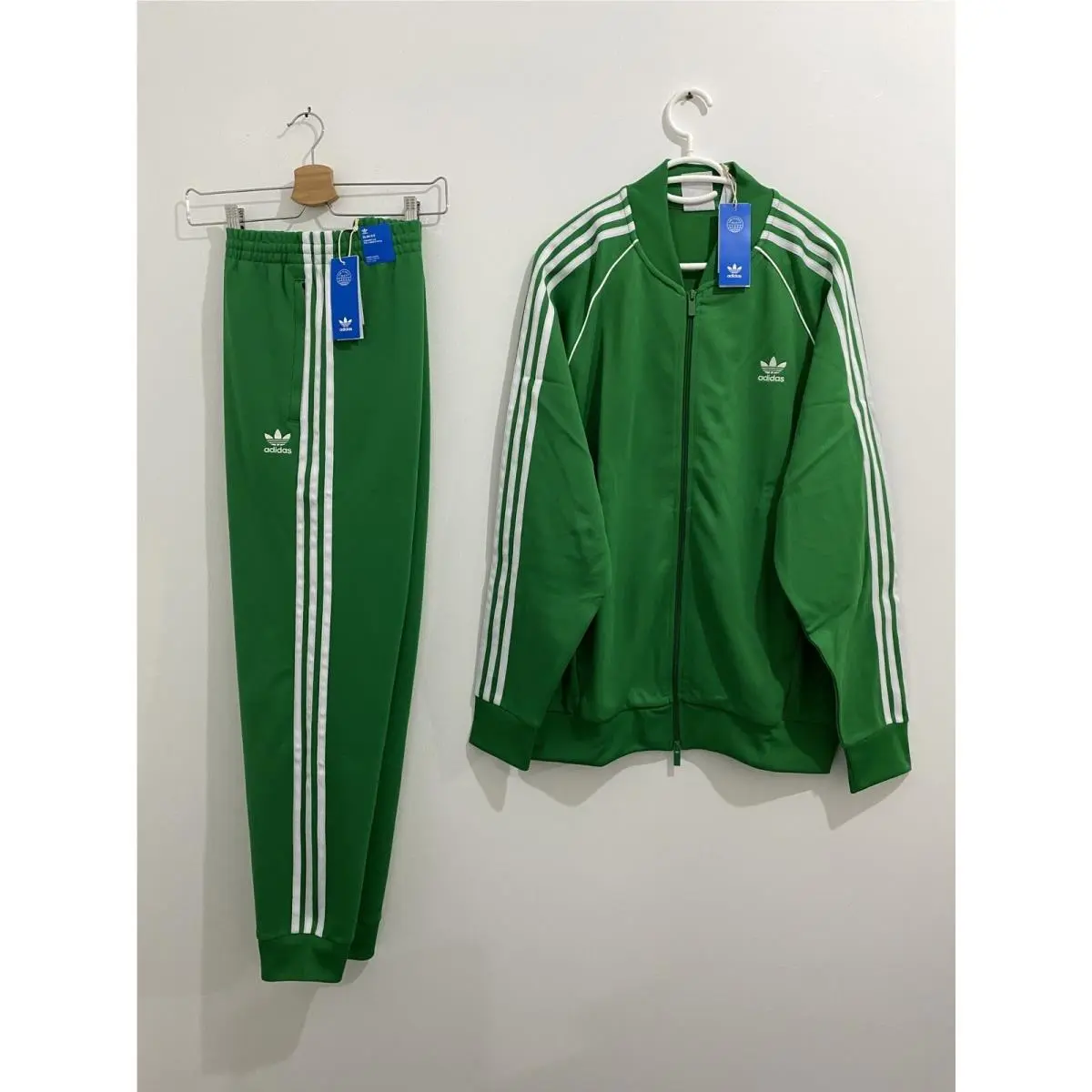 Adidas Originals Classics Superstar Tracksuit Green White Size XL