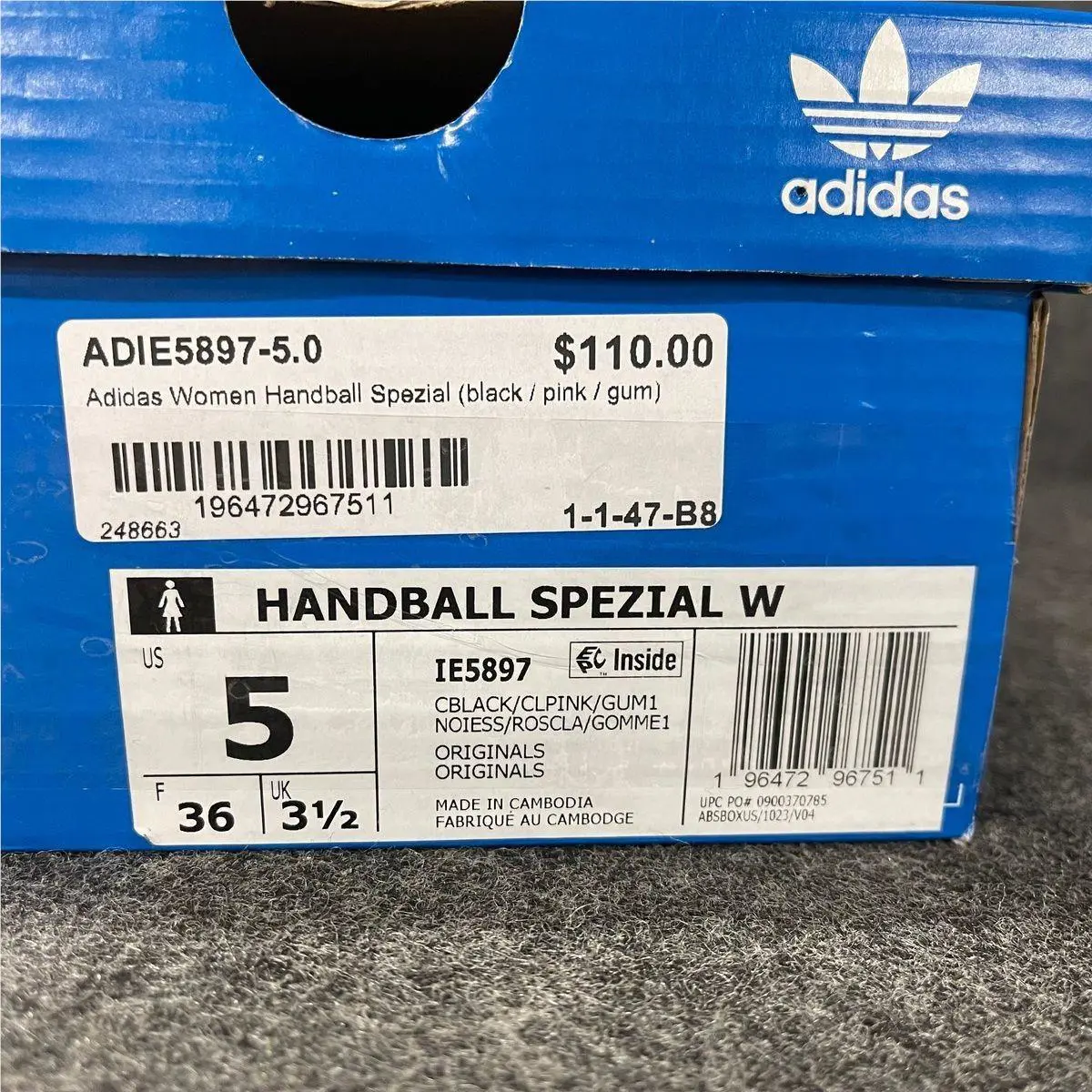 Adidas shoes - VS189552 - vs-189552 - Black (UPC: 196472967511) 1