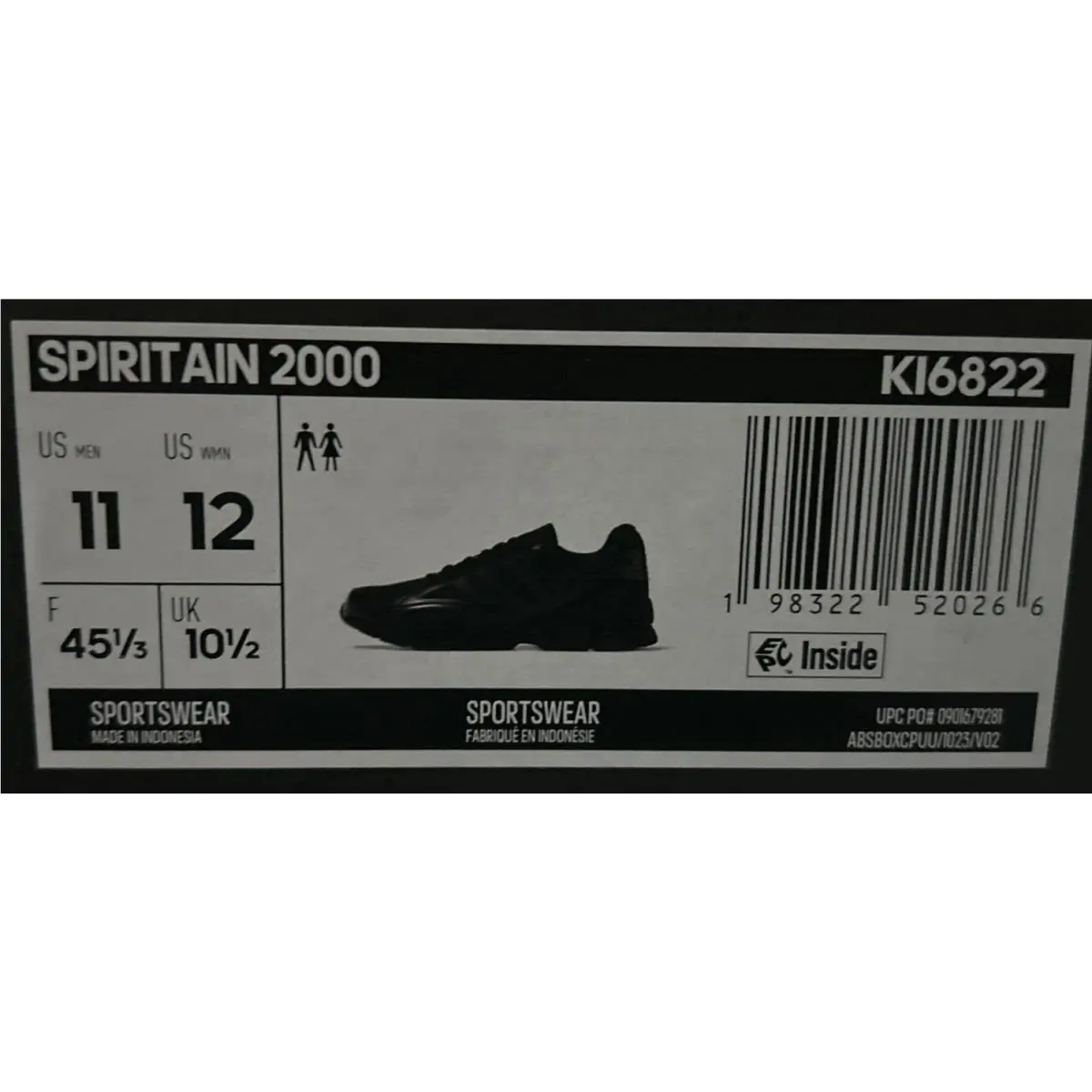 Adidas shoes - adidas Spiritain 2000 - Spiritain - 6822 - Black 5