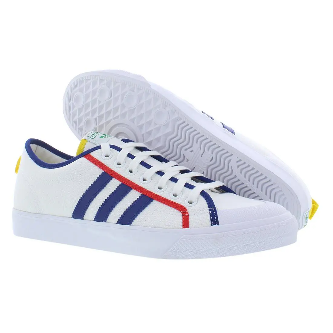 Adidas Nizza Mens Shoes Size 14 Color: Footwear White/blue/red - Footwear White/Blue/Red, Main: White