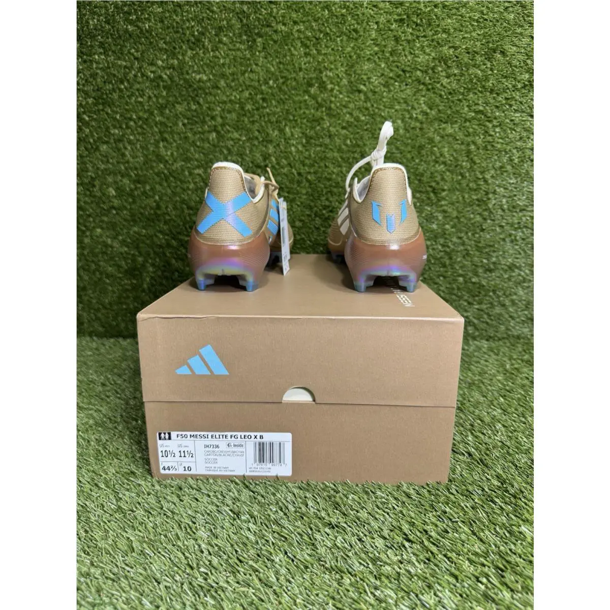 Adidas shoes - ADIDAS X MESSI X BAD BUNNY F50 ELITE - IH7336 - Brown 3