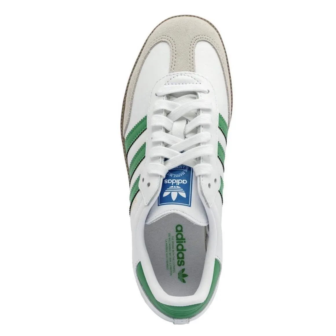 Adidas shoes - adidas Samba - Samba - White/Green (UPC: 4066762472284) 2