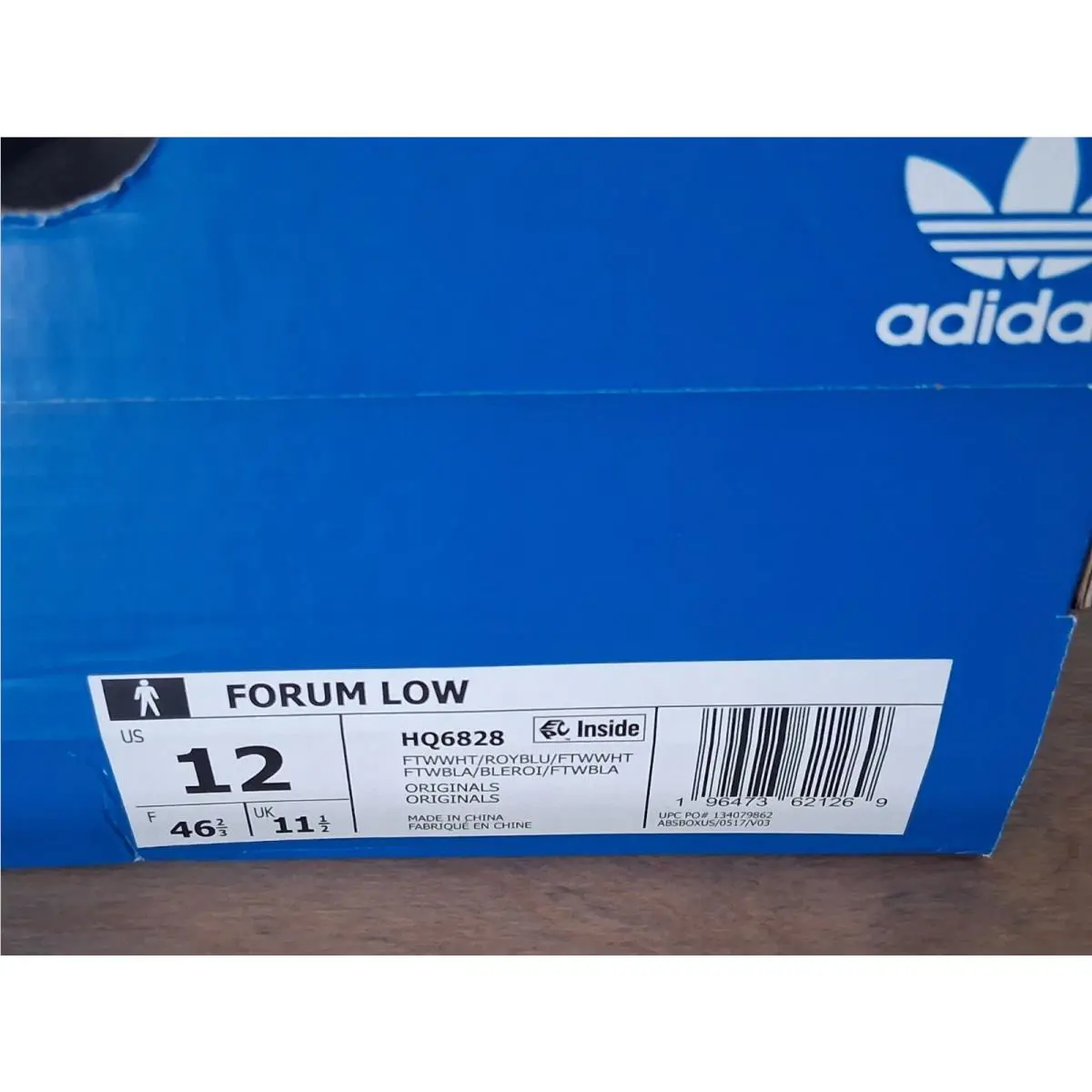 Adidas shoes - adidas Forum Low - Forum Low - Blue and white 8