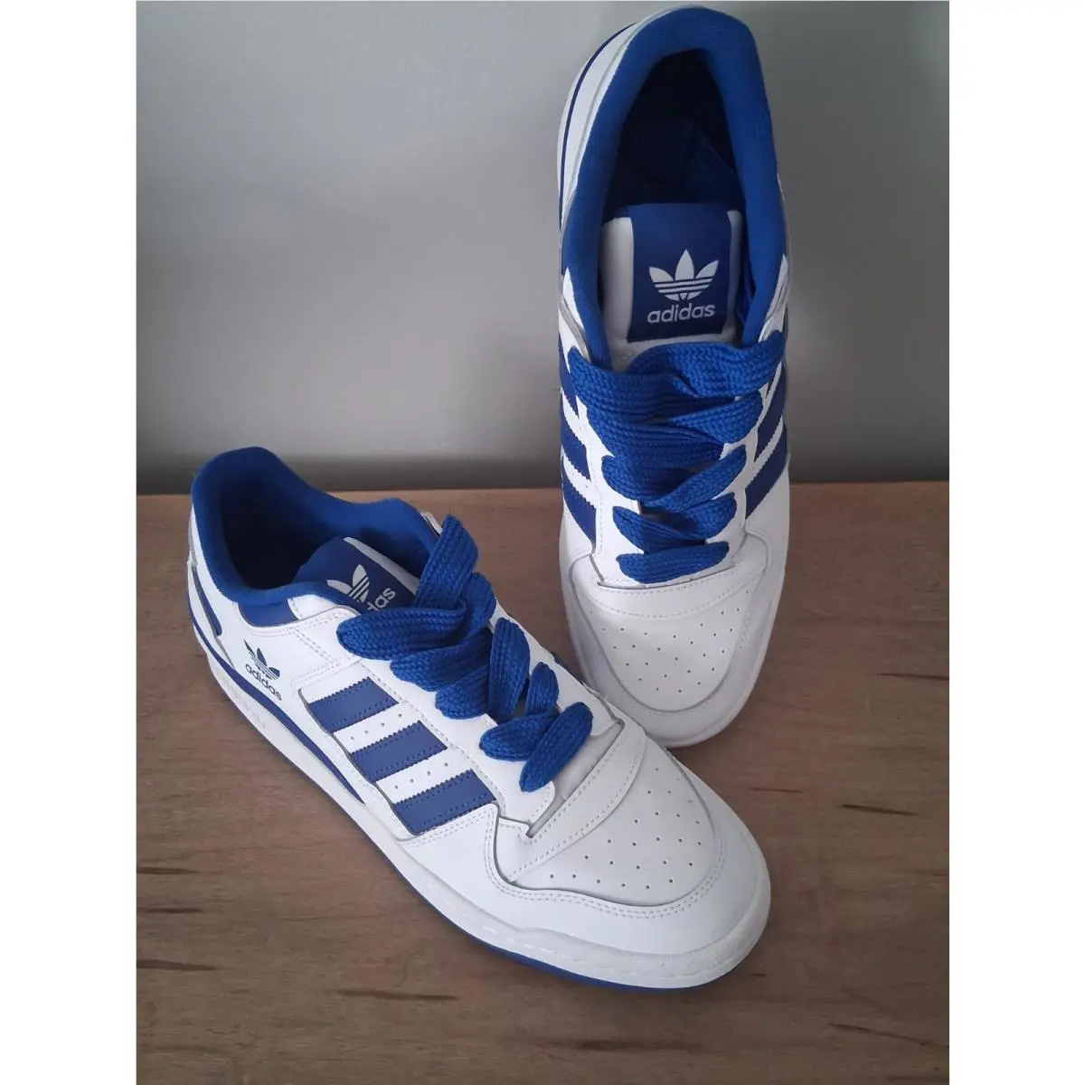 Adidas shoes - adidas Forum Low - Forum Low - Blue and white 0