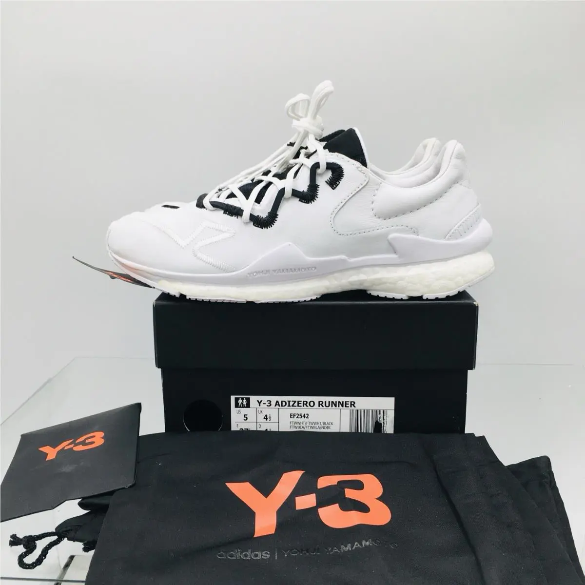 Adidas shoes - Y-3 Adizero Runner - Adizero Runner - Adizero Runner - White/ Black 15
