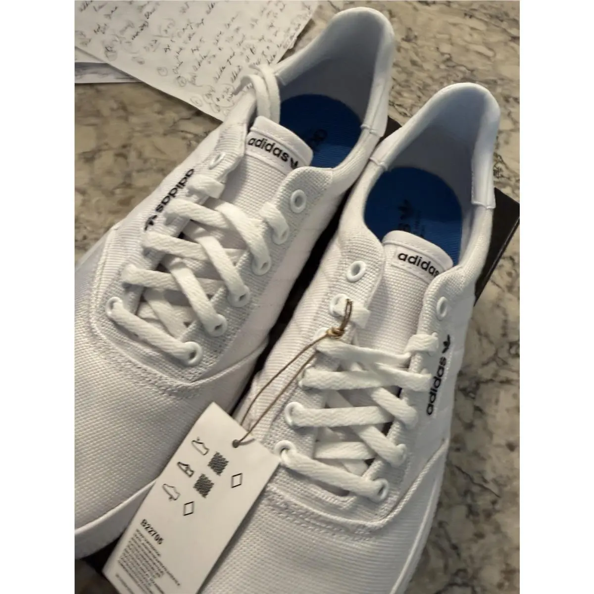 Adidas 3 MC White Sneakers Size 9 1/2 Men 10 1/2 Women Women Inbox