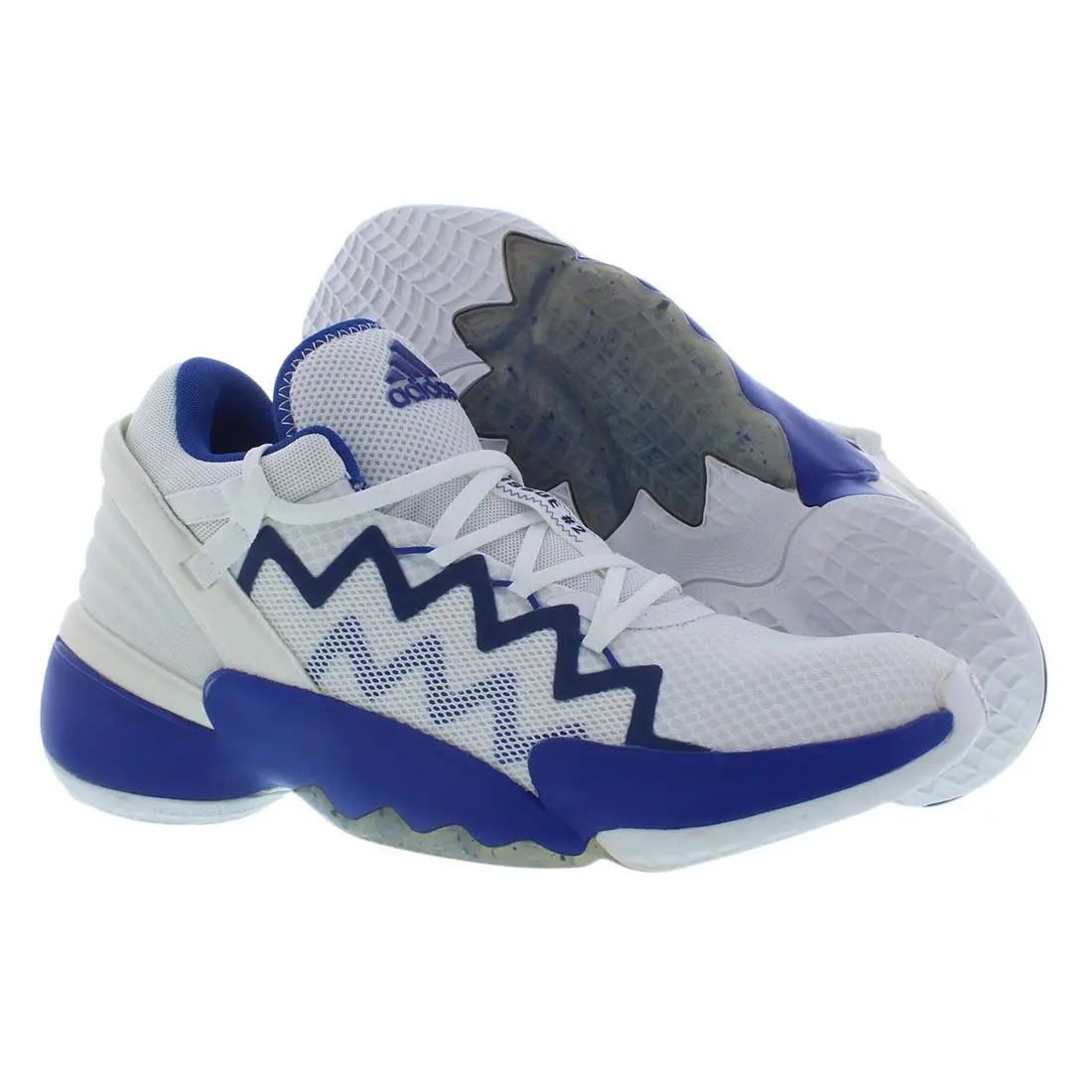 Adidas D.o.n. Issue 2 Mens Shoes Size 5 Color: White/team Royal Blue - White/Team Royal Blue, Main: White