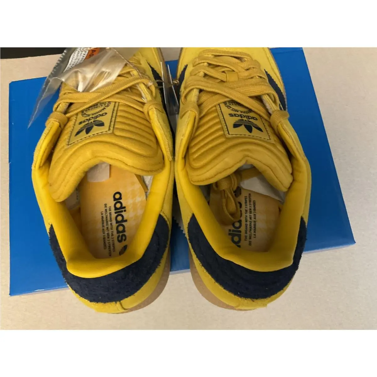 Adidas shoes - Adidas Samba XLG - Samba XLG - Yellow Gold/Blue 8