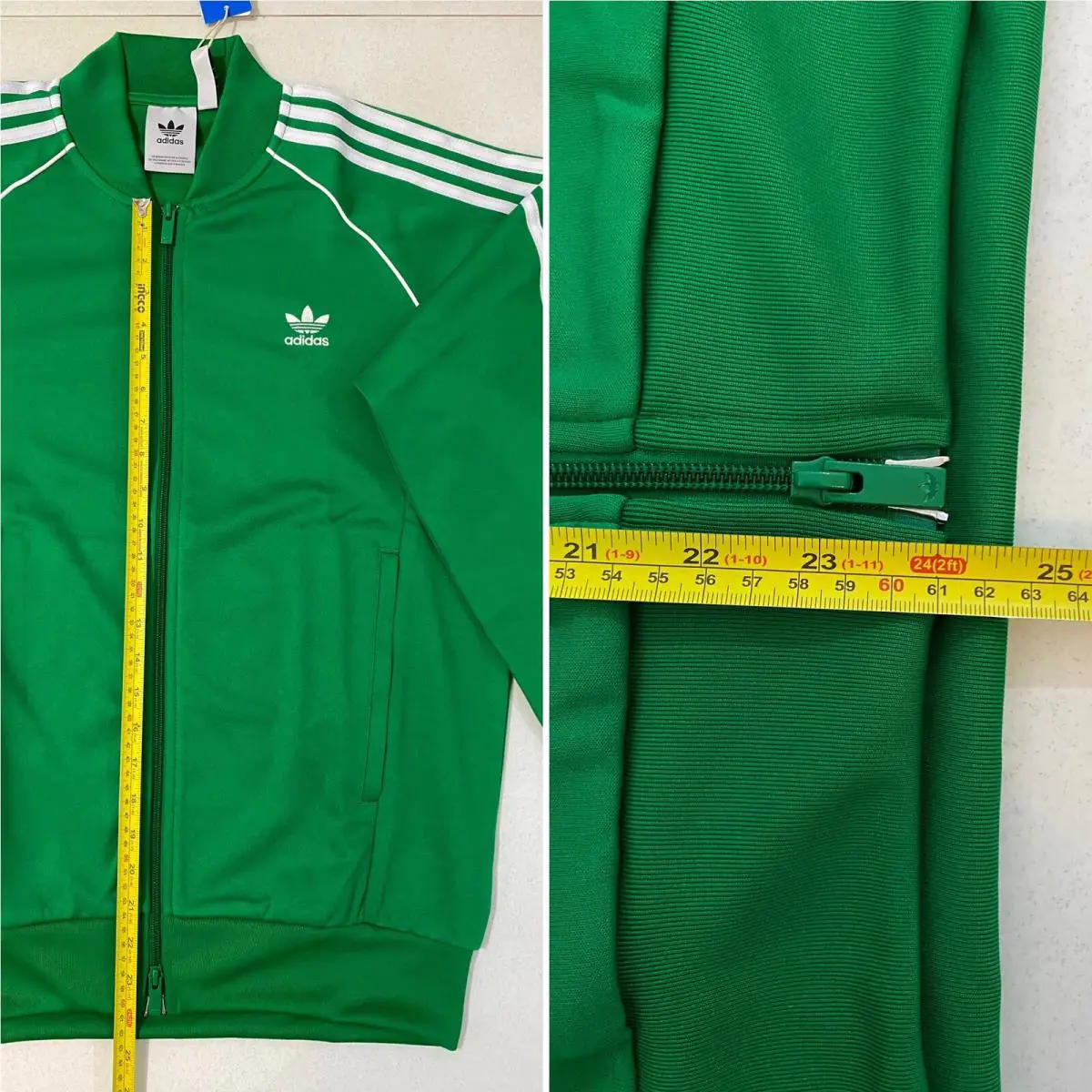 Adidas clothing - Green White 7