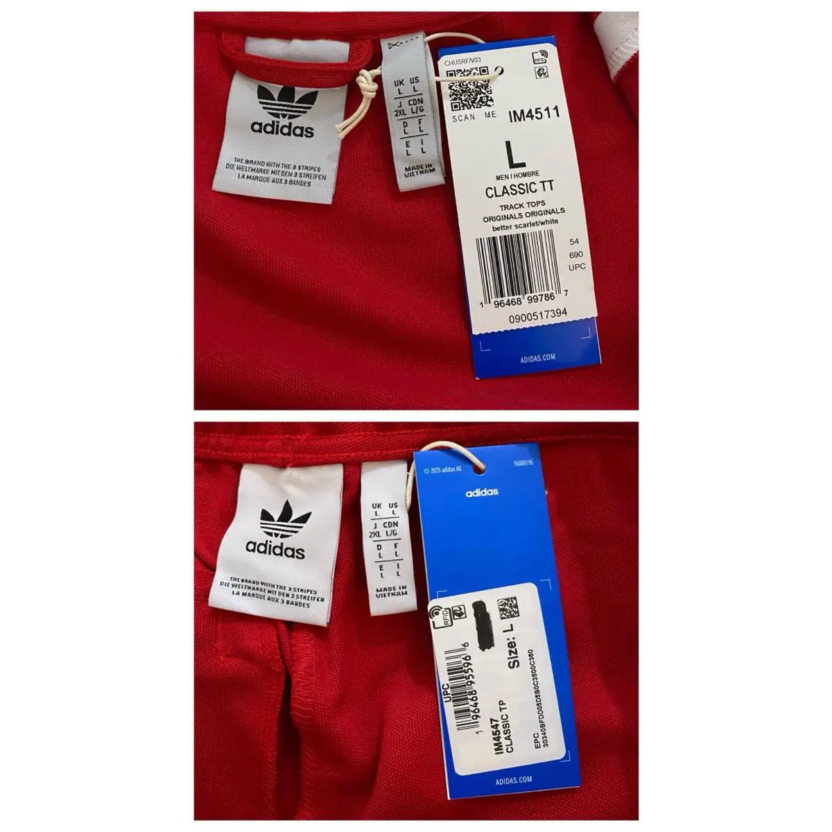 Adidas clothing - Better Scarlet White 3